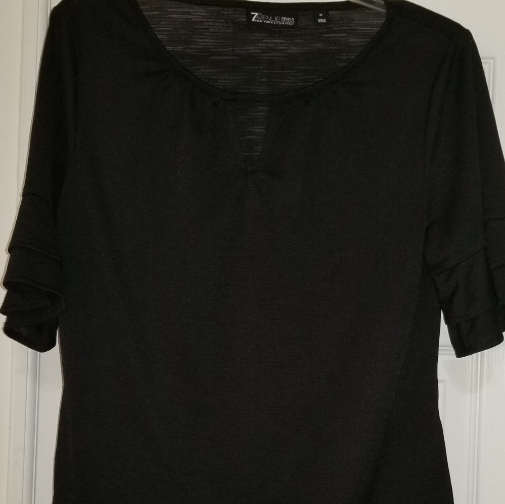 NY & Co Black Dressy Top